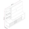 Estante Home para Tv 60 Polegadas Frizz Plus Cinamomo Off White Madetec - 2