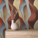 Ver imagem 2 de Papel de Parede Decorativo Efeito Abstract - 12 Metros