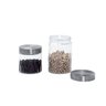 Kit 2 potes de vidro com tampa inox bolhas redondo 800ml e 1300ml - Mozcada - 8