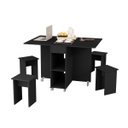 Ver imagem 1 de Mesa Jantar Dobravel Moderna com Rodizio Jade Basoto Brasil