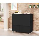 Ver imagem 4 de Mesa Jantar Dobravel Moderna com Rodizio Jade Basoto Brasil