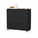 Ver imagem 5 de Mesa Jantar Dobravel Moderna com Rodizio Jade Basoto Brasil