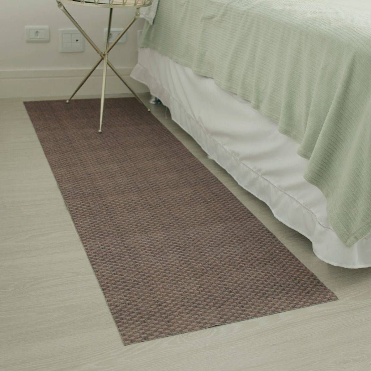 Passadeira Luxor 60cm X 180cm Eco Trançado Mocca Kapazi - 1