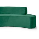 Ver imagem 4 de Sofá 4 Lugares Porto D07 230cm para Sala Living Veludo Esmeralda - D’Rossi