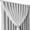 Ver imagem 4 de cortina blackout Livia 8,00 x 2,90 corta luz voal branco