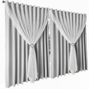 Ver imagem 2 de cortina blackout Livia 8,00 x 2,90 corta luz voal branco