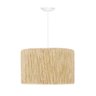 Pendente Teto Sisal Natural Redondo Shalon 150cm Fio Branco D40 - 2