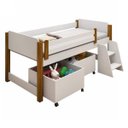Ver imagem 2 de Cama Infantil Elevada com Escada Naty Divaloto