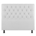 Ver imagem 3 de Cabeceira Cama Box Casal King Size Nice 195cm Sintético Branco - Desk Design