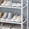 Rack Arara Sapateira 4 Andares Cabide Gancho Sapato Tenis Sandalia Roupa Closet Sala Quarto Multiuso - 3