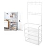 Rack Arara Sapateira 4 Andares Cabide Gancho Sapato Tenis Sandalia Roupa Closet Sala Quarto Multiuso - 1