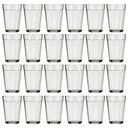 Ver imagem 1 de Kit 24 Copos Americanos Vidro Transparente 190ml Café Cerveja Bar Restaurante Lanchonete