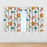 Cortina Infantil Animais Safari 3 Tecido Premium 2,60x1,50m - 2