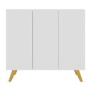 Ver imagem 5 de Armário Lavanderia 90cm Mp5033 Branco/Natural