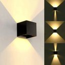 Ver imagem 5 de Kit C/ 5 Luminária Tipo Arandela Preta em Aluminio C/ Facho Ajustavel e Led Integrado 3000k