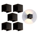 Ver imagem 4 de Kit C/ 5 Luminária Tipo Arandela Preta em Aluminio C/ Facho Ajustavel e Led Integrado 3000k