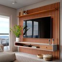 Ver imagem 2 de Home Ripado para Tv 65 Polegadas Estoril Off White Nature