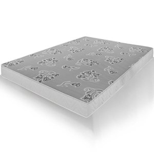 Colchão Viúva Andes Liso Branco Espuma D20 128x188x14cm