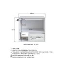Ver mais imagens de Conjunto para Banheiro Gabinete 60cm com Toalheiro Branco Cj8050