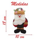 Ver imagem 2 de Kit 12 Enfeites de Natal com Lousa Papai Noel 18cm