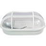 Arandela Luminária Oval Tipo Tartaruga Branca para Luz Led - 1