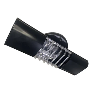 Luminária Compacta Preta com Aletas Transparente Rcg 26w 50/60hz