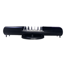 Luminária Compacta Preta com Aletas Transparente Rcg 26w 50/60hz - 3