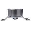 Ver imagem 7 de Kit 6 Chapinhas Chapa Elevada com Tubo Fixação Pés Palito Rosca 5/16 Zincada