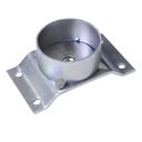 Ver imagem 5 de Kit 6 Chapinhas Chapa Elevada com Tubo Fixação Pés Palito Rosca 5/16 Zincada