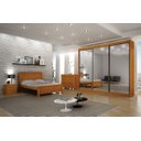 Ver imagem 1 de Dormitório Casal 5PÇS 3 Portas Espelhado Prime - Arbo Design