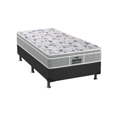 Cama Box Solteiro: Colchão Anatômico Probel D45/EP Guarda Costas Próextreme Plus + Base CRC