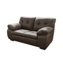 Ver imagem 7 de Conjunto Sofá de Couro Marselha 3 e 2 Lugares Café Pigmentado - Mempra