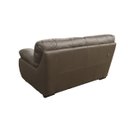 Ver mais imagens de Conjunto Sofá de Couro Marselha 3 e 2 Lugares Café Pigmentado - Mempra