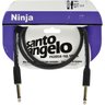 Cabo de Guitarra Ninja Cable 0,20 Mm Conector P10/p10 03ft 91 Centímetros Preto - 1