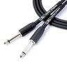 Cabo de Guitarra Ninja Cable 0,20 Mm Conector P10/p10 03ft 91 Centímetros Preto - 2