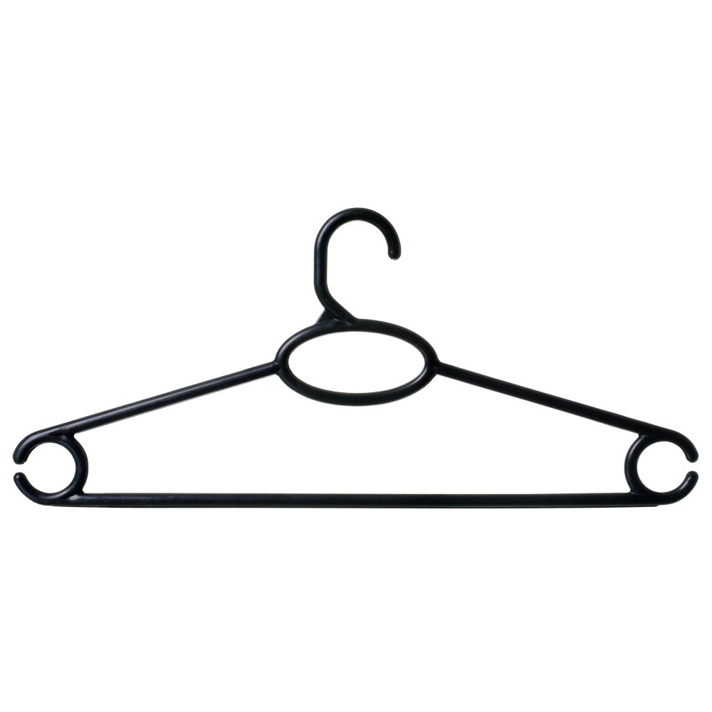 Cabide Preto Lote de 120 unidades - 1