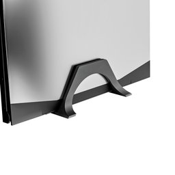 Suporte Vertical para Notebook de Mesa - Suporte Notebook Fechado Quarto/comércio/escritório -preto - 9