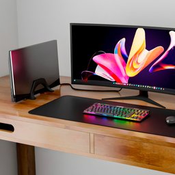 Suporte Vertical para Notebook de Mesa - Suporte Notebook Fechado Quarto/comércio/escritório -preto - 3