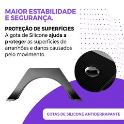 Suporte Vertical para Notebook de Mesa - Suporte Notebook Fechado Quarto/comércio/escritório -preto - 6