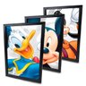 Quadro Infantil Mickey Pato Donald e Pateta Moldura e Vidro - 2
