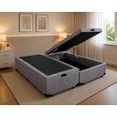 Ver imagem 1 de Cama Box Baú Queen 158 - Suede Cinza
