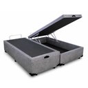 Ver imagem 3 de Cama Box Baú Queen 158 - Suede Cinza