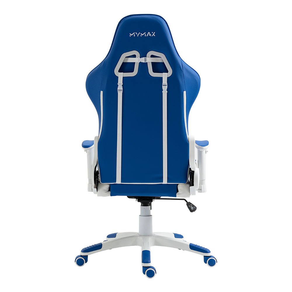 Cadeira escritório Gamer MX5 Giratória Branco e Azul MYMAX:Branco+Azul/Único/Feminino - 3