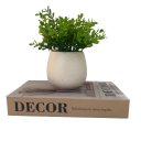 Ver imagem 1 de Livro decorativo 'Decor' e vaso granilite de cerâmica