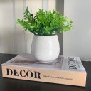 Ver imagem 2 de Livro decorativo 'Decor' e vaso granilite de cerâmica