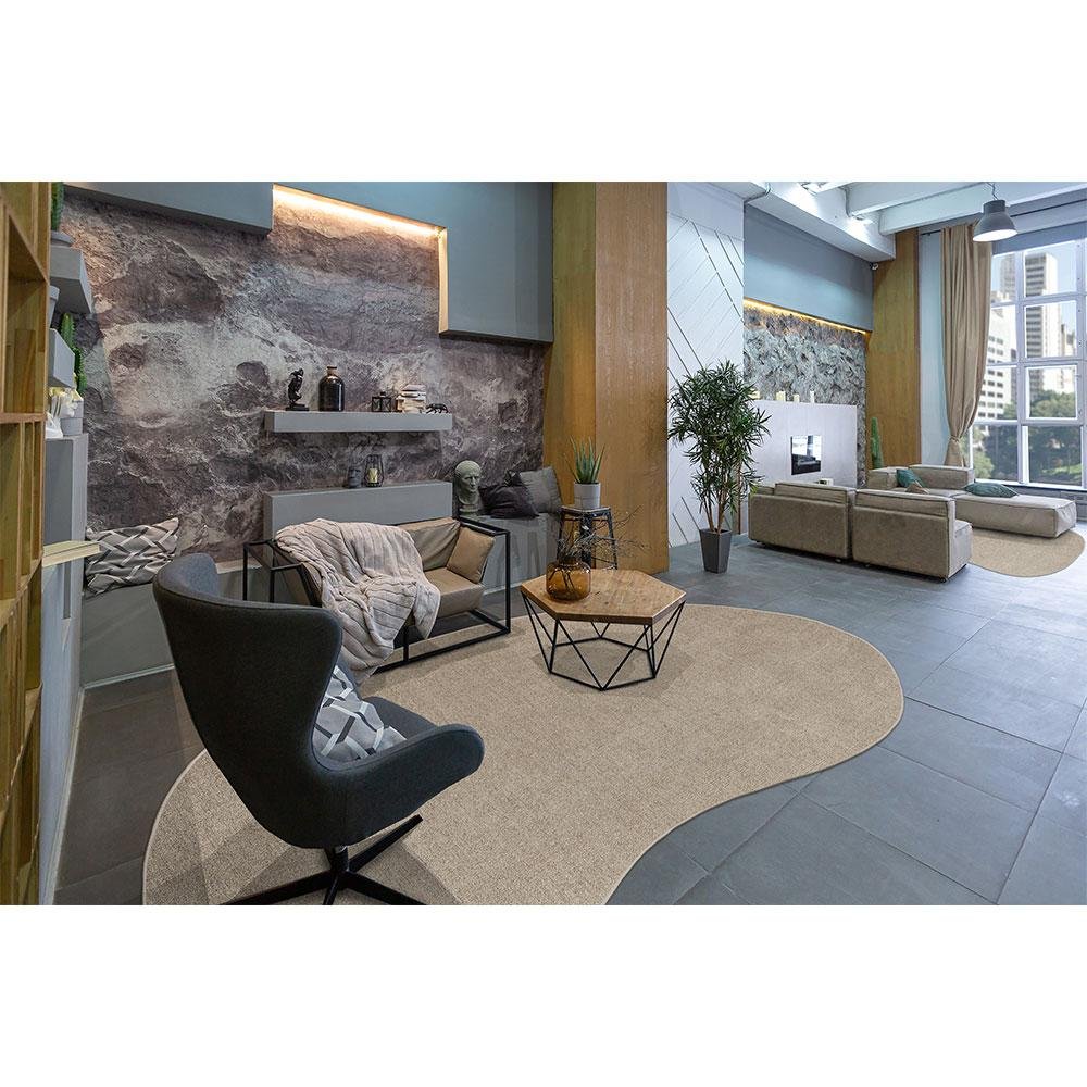Tapete P/ Sala Elegant Org Feijão Beige 1,95x2,95 São Carlos - 4