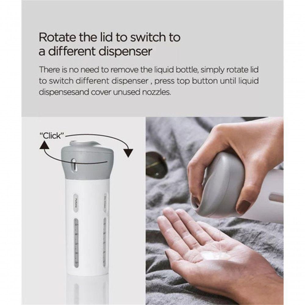 Dispense para Viagens 4 em 1 Shampoo Condicionador - 2