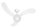 Ver imagem 1 de Ventilador Teto Montana Lustre Plástico + Controle Rem - Branco - 110 V