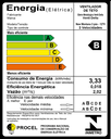 Ver imagem 3 de Ventilador Teto Montana Lustre Plástico + Controle Rem - Branco - 110 V