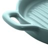 Travessa Redonda Porcelana Canelada Nordica Matt Menta 23cm - 2